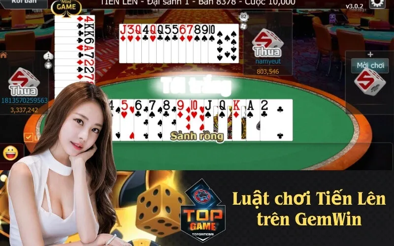 Luật chơi Tiến Lên trên GemWin
